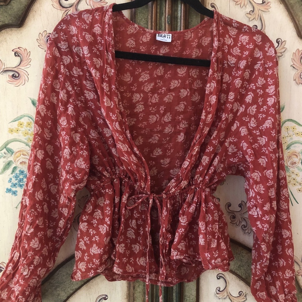 Vintage wrap shirt